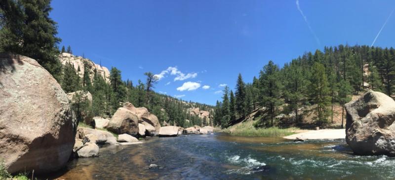 Photo of a mountain stream