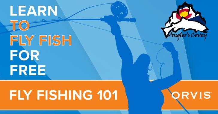 Graphic for the Orvis 101 free beginner fly fishing class